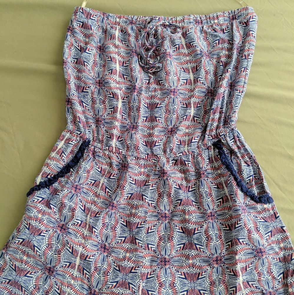 ☀️🌺Three Pink Hearts Strapless Romper